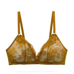 CHANTILLY CASCADE BRALETTE color: MILITARY OLIVE GREEN